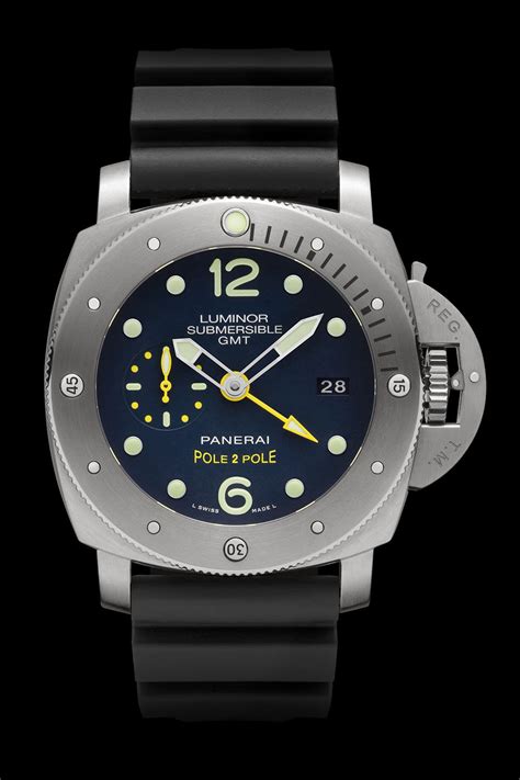 Panerai Luminor Submersible 1950 3 Days GMT Pole 2 Pole